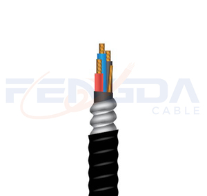 Câble blindé en aluminium <span class=keywords><strong>Teck</strong></span> 90 75m/50m 8AWG/3 avec isolation XLPE en cuivre pour les lignes aériennes, les centrales électriques, les appareils électroménagers et la construction - Product Image 1