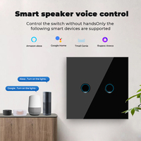 Zigbee 1/2/3 Gang estándar de la UE inalámbrico Wifi Control remoto cóncavo inteligente pared interruptores táctiles de luz para Smart Home Life