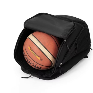 Custom Logo Oxford Unisex Waterproof <strong>Basketball</strong> Backpack Zipper Closure <strong>Shoe</strong> Compartment Letter for <strong>Outdoor</strong> Sports Travel - Product Image 4