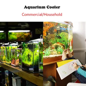 160L 300L 500L Marine Tank Chiller Water Cooling Machine Suitable Aquarium For Reef Coral Jellyfish Shrimp Water Plants