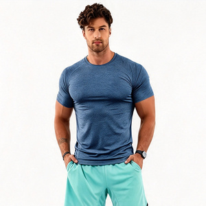 Camiseta deportiva ajustada para hombre, estilo casual, ropa deportiva para hombres activos, ideal para entrenamientos. - Product Image 5