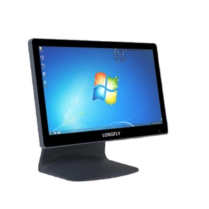 LongFly Excellente Qualité <span class=keywords><strong>piont</strong></span> de vente système écran tactile capacitif 15.6 pouces système windows pos terminal paymentmachine - Product Image 1