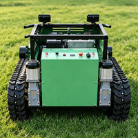 Broyeur à fléaux broyeur à fléaux lourd télécommandé avec moteur diesel 292 pour herbe épaisse vergers et coupe de végétation de