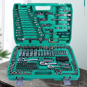 Juego de 216 piezas de llaves de trinquete y combinadas, herramientas de reparación profesionales para automóviles, motocicletas y bicicletas, directo de fábrica. - Product Image 5