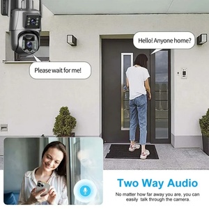 4G / WiFi Solar Camera Dual Lens Screen Outdoor 8MP 4K Low <b>Power</b> <b>Battery</b> IP PIR Human Detection <b>CCTV</b> Security Protection Cameras - Product Image 4