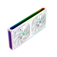 Ventilateur de refroidissement AntarcChill 240 mm à chaîne Daisy, pour miroir latéral, haute vitesse, haut débit d'air, faible bruit, PWM, roulement hydraulique, refroidissement de radiateur