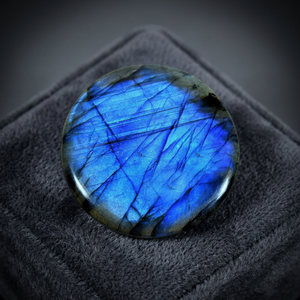 Labradorite naturelle brillante de haute qualité 11 mm, prix de gros, pierre précieuse en vrac, certifiée IGI, SPECTRILITE NOIR RAINBOW SUNSHINE - Product Image 4