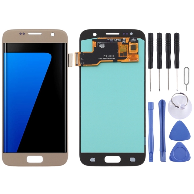 OLED LCD Screen Digitizer Full Assembly for samsung S7 Pantalla,pantalla S7