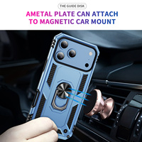 Coque de protection antichoc pour objectif d'appareil photo avec anneau magnétique pour iPhone 18 Pro/18 Pro Max/17/Air/16/15/14/13/12/11