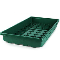 72 trous plateaux de semis en plastique avec couvercle humidité réglable Kit de démarrage de plante avec dôme pour le jardinage domestique Pots de pépinière de graines