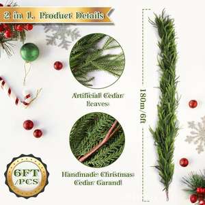 Plantes artificielles <span class=keywords><strong>en</strong></span> <span class=keywords><strong>rotin</strong></span> <span class=keywords><strong>en</strong></span> gros, mini-branches de pin, fausses plantes, décoration intérieure, toucher réel, centres de table <span class=keywords><strong>pas</strong></span> chers, matériau <span class=keywords><strong>en</strong></span> <span class=keywords><strong>rotin</strong></span> - Product Image 5