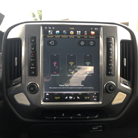 Lecteur multimédia audio de voiture PX6, navigation GPS, radio, écran tactile de style Tesla pour Chevrolet Silverado GMC SIERRA 2014 - 2019
