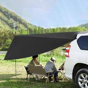 Auvent de <span class=keywords><strong>camping</strong></span>-<span class=keywords><strong>car</strong></span> Pare-soleil en PVC à mailles Accessoires d'extérieur pour auvent en plastique PVC pour protection solaire - Product Image 3