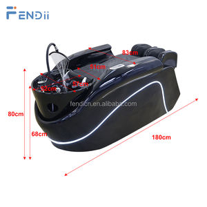 Lettino Spa per Capelli Poltrona Lavatesta da Salone Sedia Elettrica per Massaggio e Shampoo con Terapia per la Testa - Product Image 6