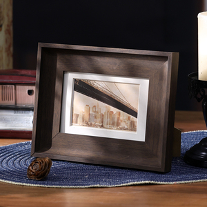 Tùy chỉnh cổ điển rắn gỗ khung ảnh với đau khổ kết thúc, trang trại bàn hiển thị đứng cho tùy chỉnh kích thước in - Product Image 1