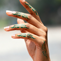 Pochoirs de tatouage au henné pour enfants personnalisés en gros, motifs de dessins animés, autocollants creux, modèles de tatouage corporel DIY sûrs pour enfants