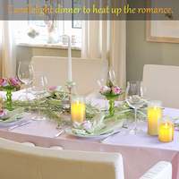 Ensemble de 3 bougies en verre LED sans flamme scintillantes 3D mèche pour festival mariage noël décor de fête à la maison