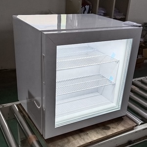55Lミニアイスクリームディスプレイ冷蔵庫 LEDガラスドア冷凍冷蔵庫 - Product Image 5