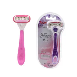 Women Shaving Razor Sex Pink Bikini Hair Remover Trimmer Shaver Razor For Lady