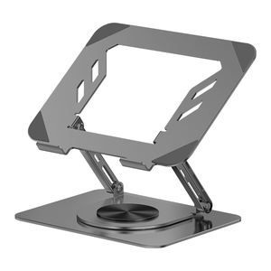 Support Portable Navaris – Ergonomique, 8 Hauteurs Réglables – Noir