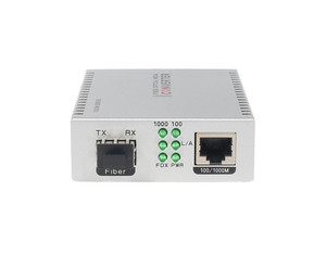 Transceptor Óptico Gigabit Monomodo de Doble Fibra, 1 Puerto RJ45 de 1000M + 1 Puerto SFP LC de 1.25G, Ethernet - Product Image 1