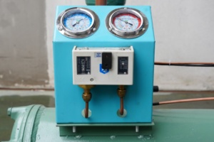 Unité de <span class=keywords><strong>condensation</strong></span> intégrée semi-hermétique à piston de 10 CV refroidie par eau pour le refroidissement des fruits de mer, à économie d'énergie - Product Image 2