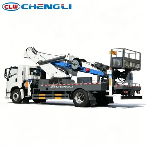 รถบรรทุกติดตั้งเครื่องจักรยกแบบยืดหดได้ 1suzu 45 เมตร รุ่น Giga สำหรับงานบำรุงรักษาในพื้นที่สูง - Product Image 5