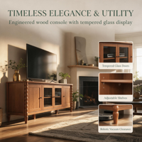 SENYU Nouvelle conception moderne de table basse en bois de luxe intelligente, meubles TV pour salon