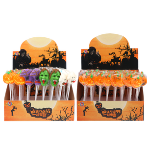 Divertidos Piruletas 3D de Halloween, 12g, Envueltas Individualmente, Caramelos Duros con Forma de Calabaza <span class=keywords><strong>y</strong></span> Fantasma, Recuerdos <span class=keywords><strong>para</strong></span> Fiestas - Product Image 3