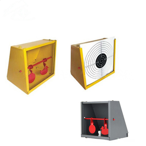 Caja de objetivo táctica OEM de acero para trampas de perdigones con reinicio automático, objetivos de placa de pato antirricochetes para práctica de tirachinas y entrenamiento al aire libre - Product Image 3
