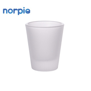 Vaso de agua de vidrio para vino, copa de sublimación para glaseado, 1,5 oz - Product Image 3