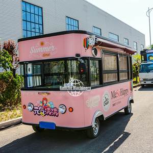 Camión de Comida Eléctrico Personalizado Estilo Veraniego con Ventana de Servicio para Servicio en la Playa y Fiestas junto a la Piscina - Product Image 3