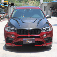 Cubierta de Motor de Fibra de Carbono para BMW X5 F15 X6 F16, Kit de Carrocería de Alta Calidad, Estilo Harman, Nuevo