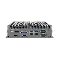 PC industriel embarqué sans ventilateur OEM ODM Intel Core I3 I5 I7 I9 avec 2 ports LAN, 6 ports RS232 RS485 et GPIO pour l'automatisation industrielle et les passerelles IoT