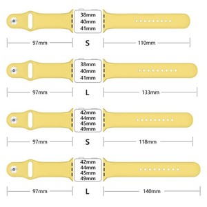 Bracelet en silicone souple classique pour <span class=keywords><strong>Apple</strong></span> <span class=keywords><strong>Watch</strong></span> 11 10 8 <span class=keywords><strong>7</strong></span>, bracelet sport en caoutchouc de remplacement pour IWatch 41/<span class=keywords><strong>45</strong></span> 42/46 49 <span class=keywords><strong>mm</strong></span> - Product Image 6