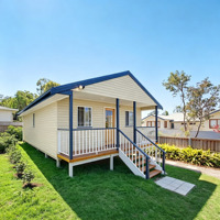 Casa Contenedor Expandible de Lujo con 2 Dormitorios y Techo Plano, Casa Modular Prefabricada Móvil para Vivienda Residencial