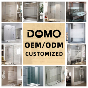 Chất lượng cao Tempered Glass vòi hoa sen cửa cho các nhà máy cao cấp phụ kiện phòng tắm - Product Image 4