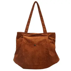 Moda fantástica macia veludo bolsa confortável grande capacidade portátil sling bag juventude elegante bolsa