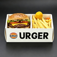 Emballage alimentaire jetable personnalisé, boîte à frites, boîte à ailes de poulet, boîte à hamburger, boîte à emporter pour la restauration rapide