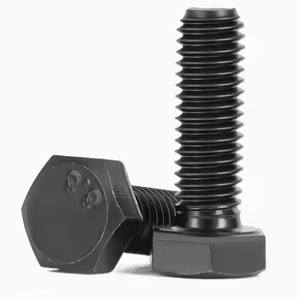 DIN 933 M6 bouten M10 tuerca Y perno ốc vít M12 M13 hình lục giác bu lông và đai ốc 18x80mm 8.8 Đen Carbon Hex đầu vít bu lông - Product Image 1