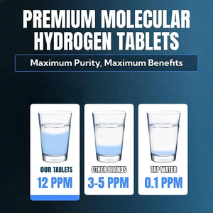 Tabletas Efervescentes de Hidrógeno Molecular H2 de Alta Concentración, Antioxidante Potente y Mejor Hidratación, Disolución Rápida, Gran Venta - Product Image 4