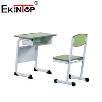 Ekintop bureau d'étude et chaises de lecture pour étudiants fabriqués en chine