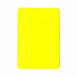 Cartes d'avertissement d'arbitre rouge et jaune haute visibilité de taille standard professionnelle Équipement d'entraînement essentiel pour les officiels de match - Product Image 5