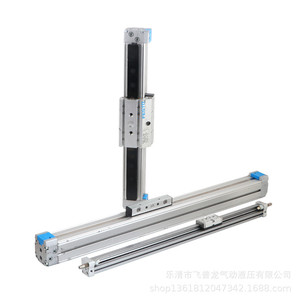 Cilindro sin vástago Festo DGPL de 25 mm, actuador neumático de aluminio para automatización industrial - Product Image 2