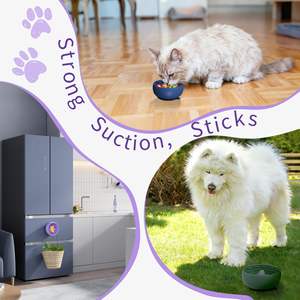 ZMaker Nuova Ciotola per Cani con Logo Personalizzato, Ciotola in <span class=keywords><strong>Silicone</strong></span> con Ventosa, Ciotola Profonda per Alimentazione Lenta per Cani e Gatti - Product Image 5