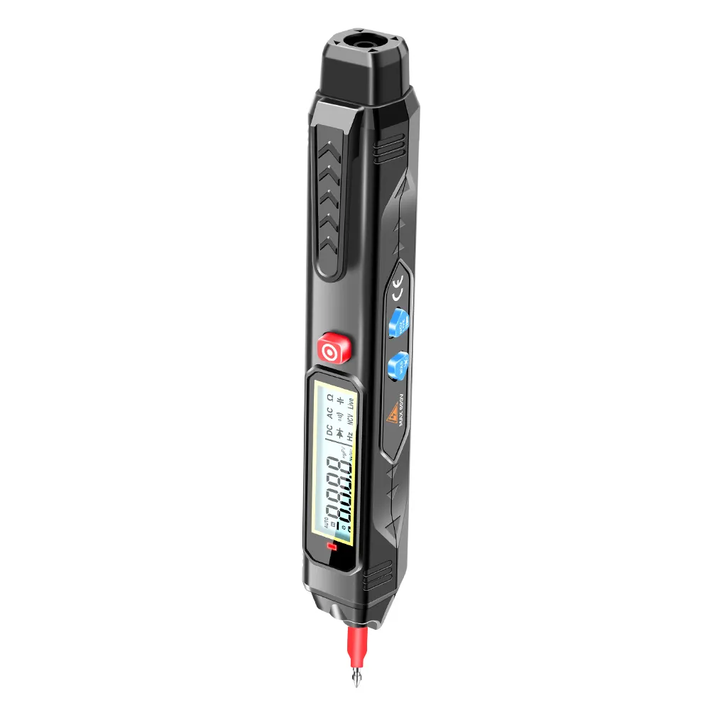 Il 6000 stile penna conta il Tester di tensione digitale multimetro multimetro voltmetro ohmmetro con visualizzazione schermo LCD