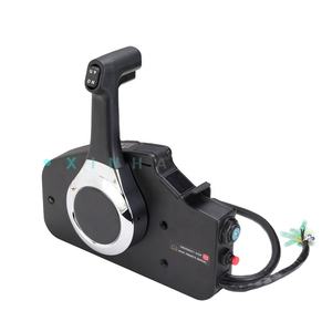 Boîtier de commande à distance latéral pour moteur hors-bord 4 <span class=keywords><strong>temps</strong></span> à essence, avec faisceau de câbles, pour moteur de bateau (alliage d'aluminium) - Product Image 4