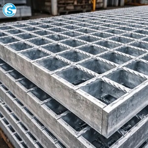 Grille en acier galvanisé, grille de drainage <span class=keywords><strong>pour</strong></span> <span class=keywords><strong>allée</strong></span> en acier, grille de drainage en acier inoxydable - Product Image 1