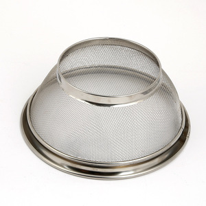 Stainless Steel Mesh Basket 28cm Taller Brim Fruit Vegetable Strainer Kitchen Utensil Dishwasher Safe - Product Image 4