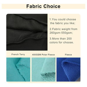 เสื้อสเวตเชิ้ตคอกลมทรงหลวมแบบมีฮู้ด รุ่นคัสตอม 310 แกรม สำหรับผู้หญิง สีดำ ผ้าฟลีซแนวตั้ง ระบายอากาศได้ดี พิมพ์ลายด้านหน้า เหมาะสำหรับฤดูใบไม้ร่วง/ฤดูหนาว - Product Image 3